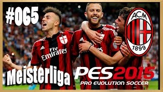 PES 2015 Meisterliga 065 ★ Großer Showdown im Ital Superpokal  Milan vs Juve Deutschᴴᴰ [upl. by Anaujat67]