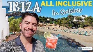 IBIZA IN OCTOBER ALL INCLUSIVE HOLIDAY IN PORTINATX  BEACHES FOOD WEATHER  MR CARRINGTON [upl. by Baillieu]