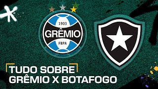 GRÊMIO X BOTAFOGO ONDE ASSISTIR AO VIVO HORÁRIO E INFORMAÇÕES DO JOGO PELO BRASILEIRÃO [upl. by Gregson801]