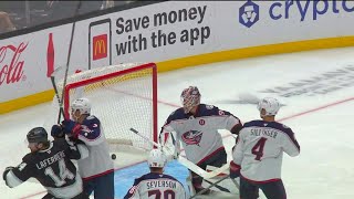 Alex Laferriere gets a deflections on Joel Edmundsons shot in the slot [upl. by Pepin]