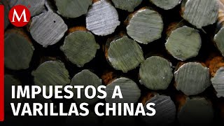 México eleva impuesto a importación de varilla de acero china [upl. by Meuser]