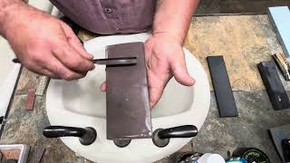 Honing Wedges on Slate [upl. by Neelyar]