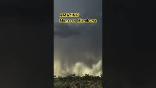 Amazing Monsoon Microburst In Arizona [upl. by Annwahsal]