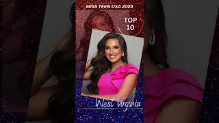 Miss Teen USA 2024  Top 10 Finalists missteenusa finalists [upl. by Kristi]