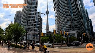 Walking Toronto Downtown  Harbourfront  Evening  Summer [upl. by Dietz]