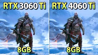 RTX 3060 Ti vs RTX 4060 Ti  Test in 10 Games  DLSS 3 amp FSR 31 Frame Generation [upl. by Gilberta]