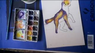 Galaxy Fox  Speeddrawing [upl. by Gareri]