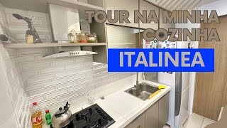 Tour pela COZINHA italinea \ meus móveis Italinea com valores  quanto gastei na cozinha planejada [upl. by Ellita160]