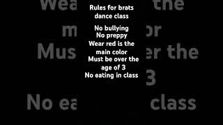 Bratz dance class rules [upl. by Alletsirhc299]