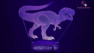 Veilleuse Dinosaure 3D LED [upl. by Cerelly]