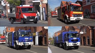 Maibaum Blaulichtumzug Feuerwehr  THW Norden [upl. by Corin574]