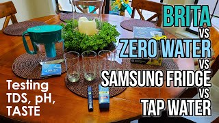 Brita Water Filter versus ZeroWater Filter Which is The Best [upl. by Kumar681]