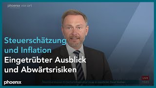 Steuerschätzung Christian Lindner zu Mehreinnahmen für Bund Länder und Kommunen [upl. by Templeton230]