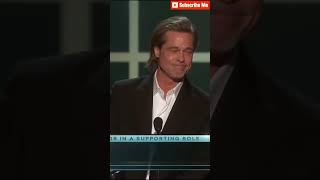 Brad Pitt Award Acceptance Speech  26th Annual SAG Awards  TNT BradPitt SAGAwards TNT [upl. by Gnex]