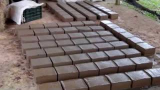 ADOBE BRICK ADOBE BLOCK EARTHBAG Two 2 Methods of making Adobe Bricks [upl. by Nadruoj]