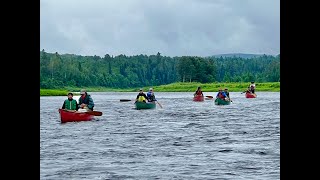 Allagash River canoe trip with Mahoosuc Guide Service June 2023 [upl. by Ilrebmyk]