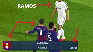 MSN Barcelona VS Real Madrid In Dls Football game [upl. by Redle]