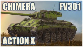 Chimera FV301 amp Caernarvon Action X • RASEINIAI HEROES WoT Blitz [upl. by Rimidalg336]