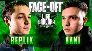 FACEOFF REPLIK vs DANI  LIGABAZOOKA en el MOVISTAR ARENA [upl. by Guthrey579]