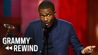 Watch Frank Ocean Win Best Urban Contemporary Album at the 2013 GRAMMYs  GRAMMY Rewind [upl. by Akinohs]