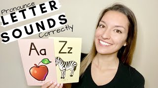 HOW TO SAY LETTER SOUNDS CORRECTLY  Set Your Child Up for Success in Reading [upl. by Imotas]