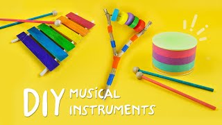 DIY Musical Instruments Craft You can do anytime  Part 2 [upl. by Merow]