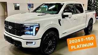 2024 F150 PLATINUM FaceLift STAR WHITE METALLIC TRICOAT Equipment Group 702A [upl. by Janiuszck]