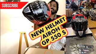 New helmet AIROH GP550S  Helmet review  Motomate Bangladesh mt15 airoh [upl. by Evatsug]