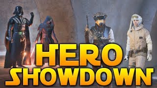 HERO SHOWDOWN IN JABBAS PALACE  Star Wars Battlefront 2 Boushh Leia amp Skiff Lando [upl. by Ereynihc]