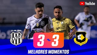 PONTE PRETA 3 X 3 SÃO BERNARDO  MELHORES MOMENTOS  5ª RODADA  PAULISTÃO 2024 [upl. by Anaujait]