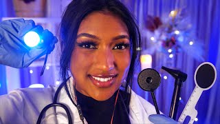 ASMR  Full Doctor CheckUp Scalp Check Eye Exam Ear Cleaning Medical Roleplay for Sleep [upl. by Neffirg148]