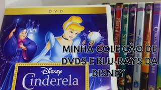 Minha Coleção De Dvds e BluRays Da Disney [upl. by Anaeda644]