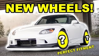 Honda S2000 gets INSANE NEW WHEELS BEST WHEELS EVER [upl. by Ronaele]