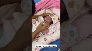 Baby nose cleanser baby newborn babyboy babygirl cute love babyshorts shorts shortsviral [upl. by Anhaj]