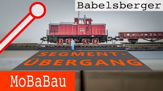 So baue ich die Gleisverbindung zwischen den Segmenten  Modellbahnbau in H0 [upl. by Irrol]