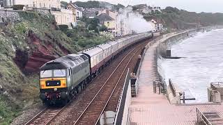 MAYFLOWER heading 1Z69 1700 Plymouth Nantwich through Dawlish 250924 [upl. by Eilarol]