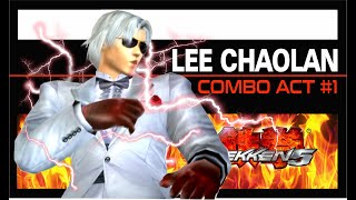 Tekken 5  Lee Chaolan Combo Act  1  leechaolan viral gaming trending tekken5 [upl. by Derfliw]