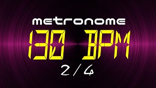 metronome 130 BPM 24 [upl. by Laehcar]