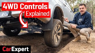 4WD modes Diff lock 2H 4H 4L amp hill descent control how toexplained [upl. by Lenoel]