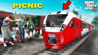 GTA 5  Franklin Travelling In Train For Picnic GTA 5 [upl. by Barnaba295]