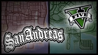 Comparación Universal del Mapa de SanAndreas [upl. by Hilten285]