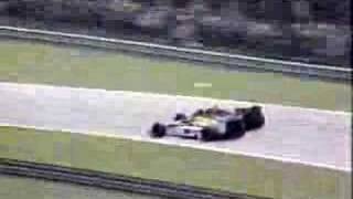 Nigel Mansell Crashes at the 1986 Brazilian Gp [upl. by Carny]