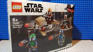 LEGO Star Wars Mandalorian Battle Pack Review  Set 75267  Stop Motion Review [upl. by Ddej]