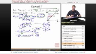 quotExpected Value of a Function of Random Variablesquot  Probability with Educatorcom [upl. by Dalli]