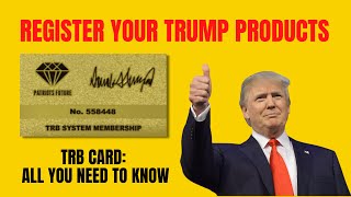 REGISTER YOUR TRUMP PRODUCTS  TRB CARD [upl. by Ahsiemat]