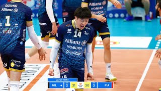 Yuki Ishikawa Dominated Against Piacenza in Coppa Italia 2024 [upl. by Selia667]