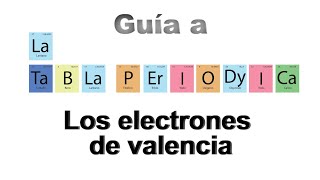 Los electrones de valencia  Guía a la tabla periódica 7 [upl. by Ahsaekal209]