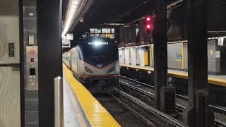 Amtrak New York Vermonter service departing New York Penn Station [upl. by Holihs]