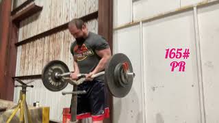 C8W1 Wendler 531 The Wendler Classic Strict Curl 165lbs Strict Curl PR [upl. by Llij]