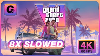 ✨ GTA VI Official Trailer Slow Motion Bliss  A Relaxing Experience ✨ [upl. by Ahcmis]